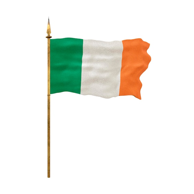 Fondo para diseñadores Día Nacional Bandera nacional de Irlanda