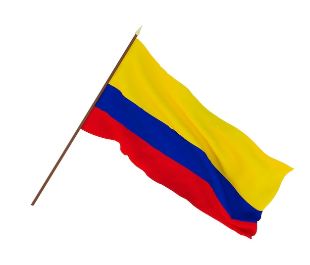 Fondo para diseñadores ilustradores Día de la Independencia Nacional Banderas de Colombia