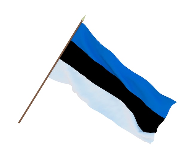 Fondo para diseñadores ilustradores Día de la Independencia Nacional Banderas de Estonia