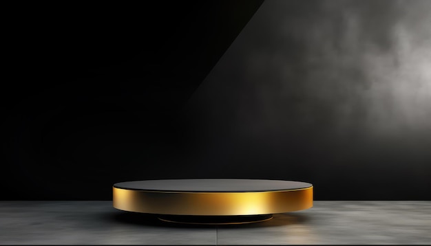 Fondo de diseño 3D de lujo con podio