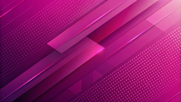 Fondo de diseño abstracto de color rosa profundo y negro con efecto de trazo y sombra