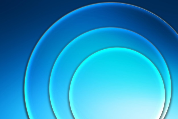 Fondo de diseño de círculos azules abstractos