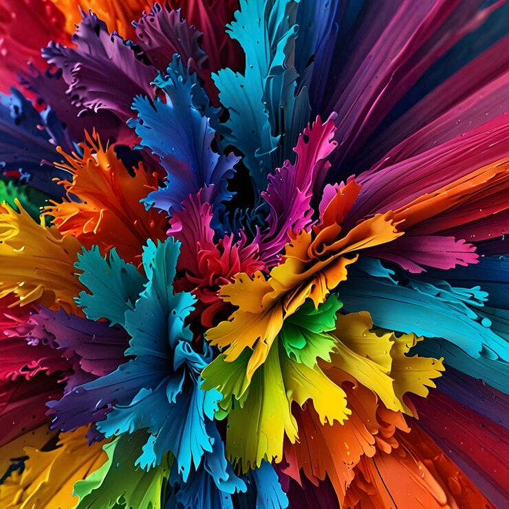 Fondo de diseño colorido de la mejor calidad papel tapiz hiperrealista