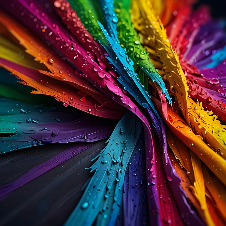 Fondo de diseño colorido de la mejor calidad papel tapiz hiperrealista