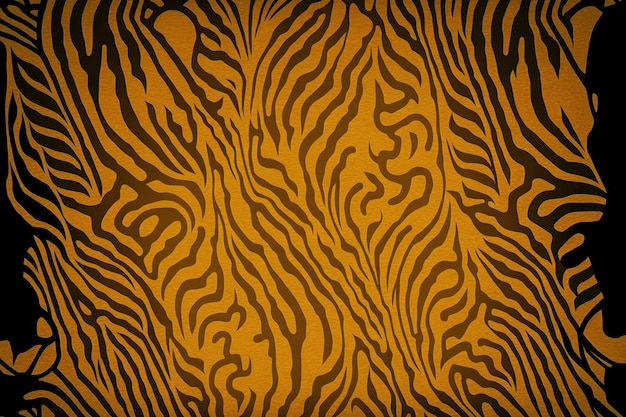 Fondo con un diseño de franja de piel con estampado de tigre