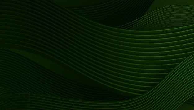 Fondo de diseño gráfico de ondas de curva abstracta
