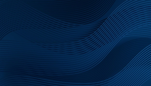 Fondo de diseño gráfico de ondas de curva abstracta