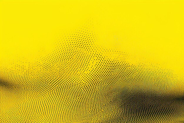 Fondo de diseño de grunge de medio tono amarillo abstracto