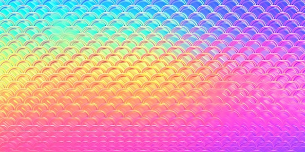 Foto fondo de diseño de ilustración de papel tapiz de luz de neón de onda abstracta