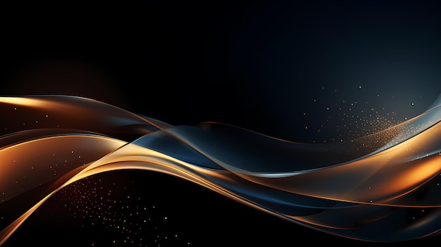 fondo diseño de lujo abstracto estandarte elegante moderno dorado gráfico forma ligera wallpa