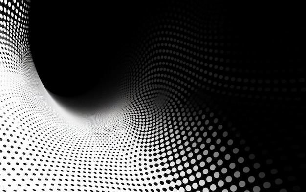 Fondo de diseño de medio tono abstracto
