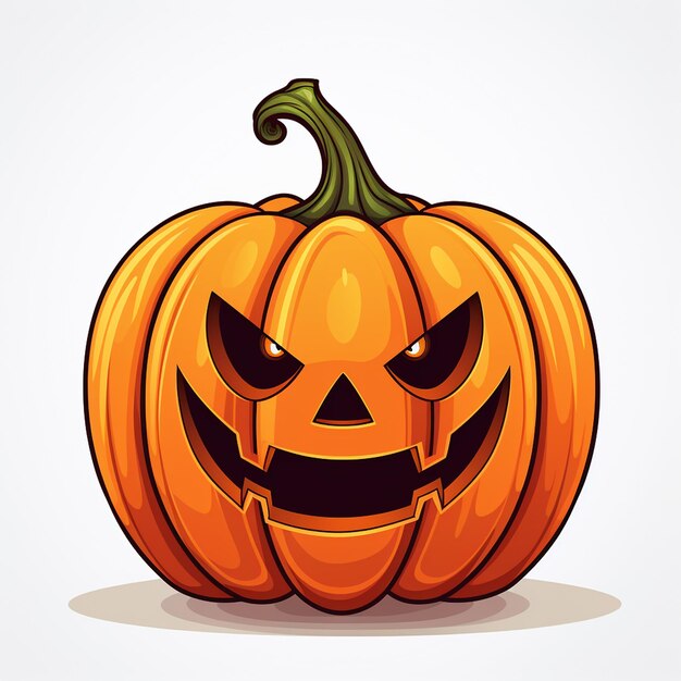 Fondo De Diseño De Plantilla De Calabaza De Halloween