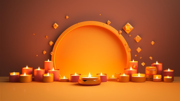 Fondo de Diwali y dulces