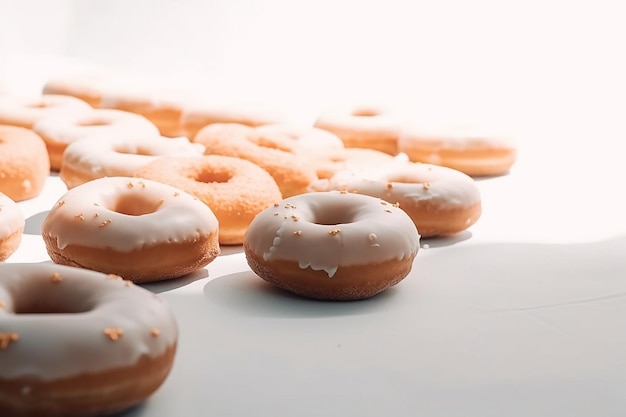 fondo de donut de azúcar sin costuras