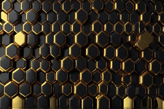 un fondo dorado con un fondo negro y las palabras " honeycomb " en él
