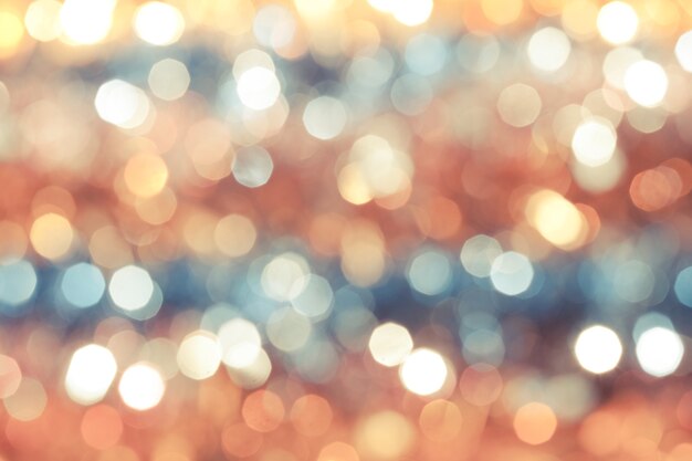 Fondo dorado de Navidad bokeh para un diseño