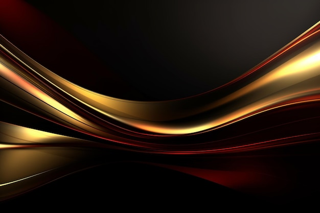 Fondo dorado y negro con fondo negro