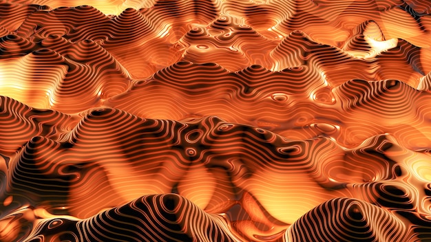 Foto fondo dorado renderizado 3d