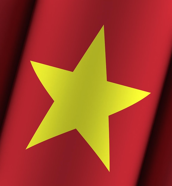 Fondo dramático de la bandera de vietnam completo