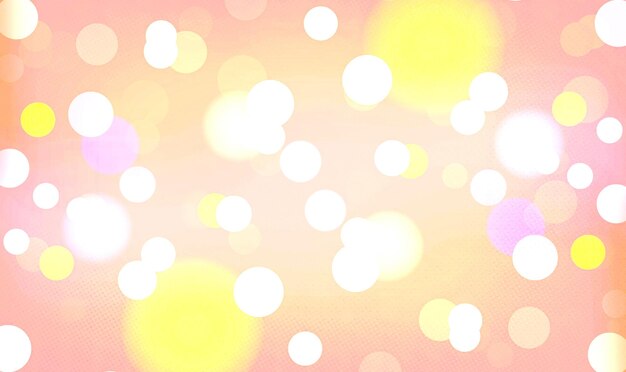 Fondo de efecto bokeh amarillo para celebraciones de carteles de pancartas y varios trabajos de diseño