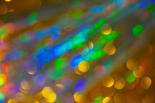 Fondo de efecto bokeh grande arco iris multicolor