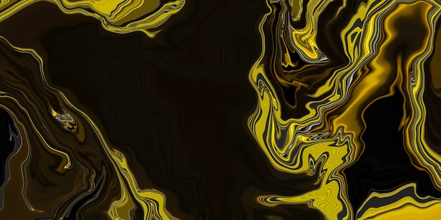 Fondo de efecto mármol negro y dorado.