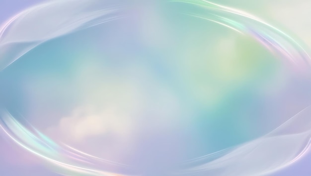 Fondo de efecto de vidrio con gradiente de serenidad translúcida Generativo Ai