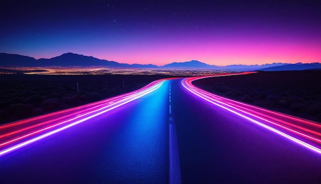 Fondo de efectos de movimiento de velocidad de luz