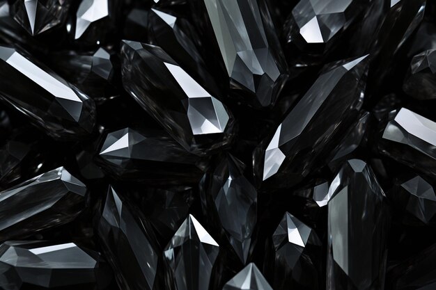 El fondo elegante de cristal negro