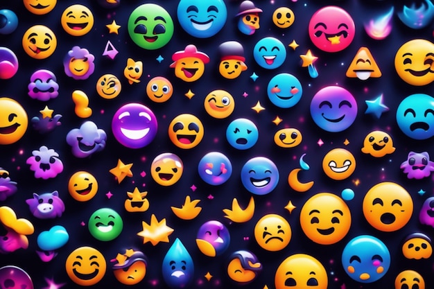 Foto el fondo del emoji hd