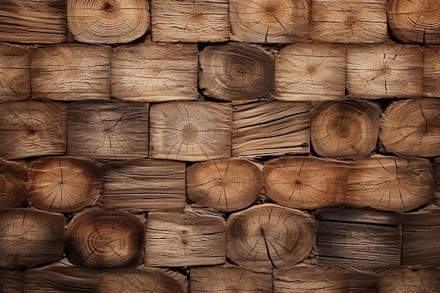 Fondo de encanto rústico con textura de madera