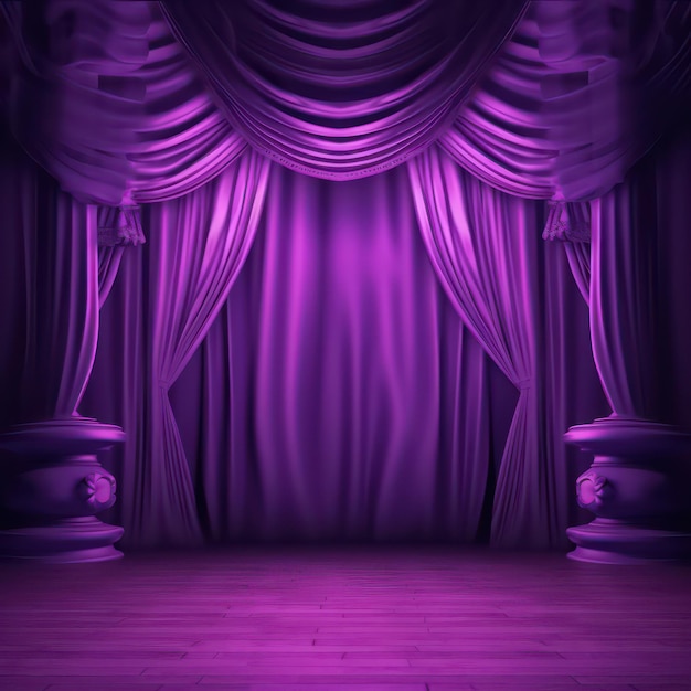 Fondo de escenario morado