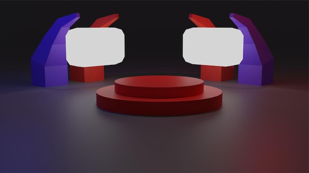 Fondo de escenario virtual 3D