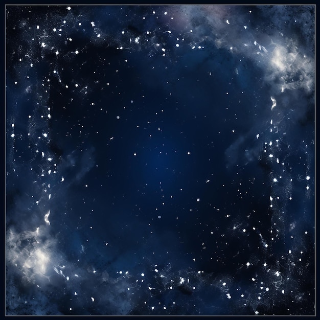 Foto un fondo espacial abstracto con estrellas y nubes