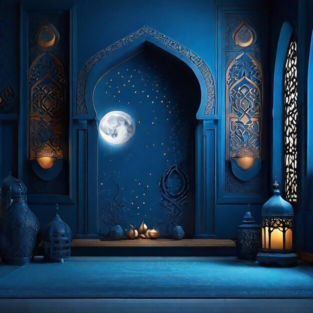 El fondo del espacio de Ramadán