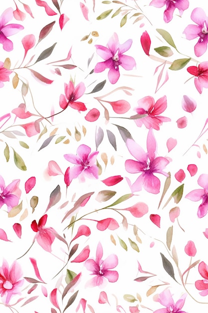 Fondo con estampado de flores de pinzón