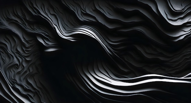 Foto fondo de estilo de carbón de textura de onda abstracta