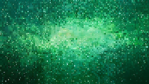 Fondo de estilo pixel art con colores verdes