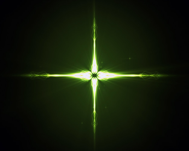 Fondo de estrella verde