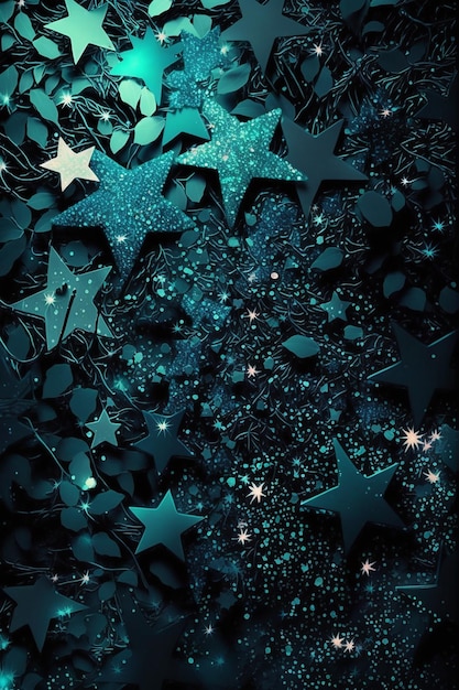 Fondo de estrellas de brillo