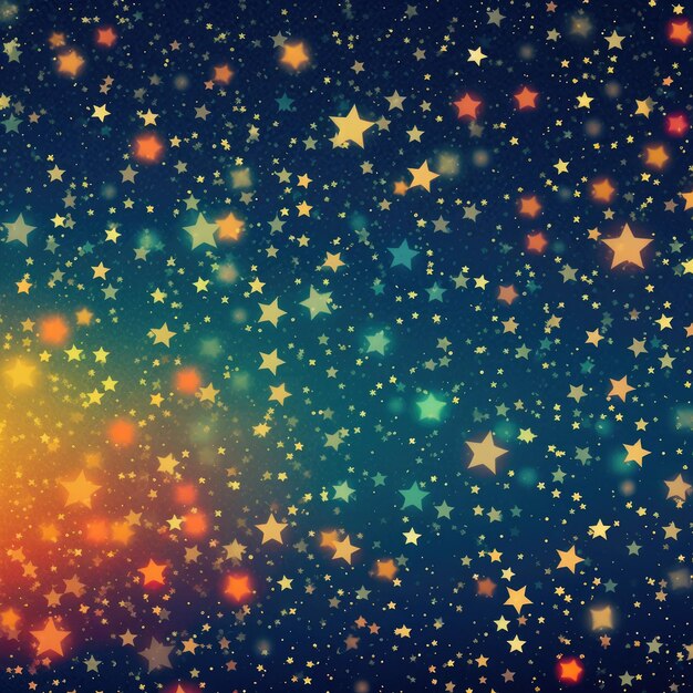 Foto fondo de estrellas coloridas