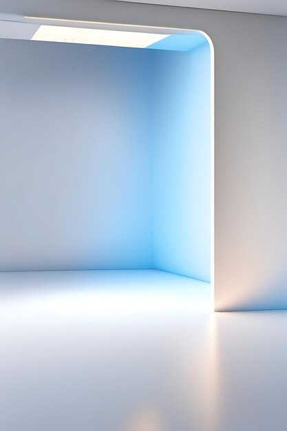 Foto fondo de estudio blanco abstracto borroso para la presentación del producto