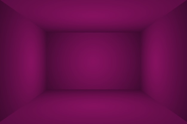 Fondo de estudio concepto abstracto vacío luz degradado púrpura estudio habitación fondo para p...