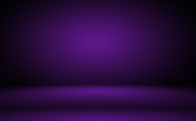 Fondo de estudio de concepto abstracto vacío luz degradado púrpura fondo de sala de estudio para producto p ...