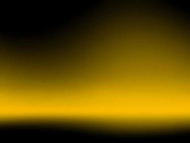 Foto fondo de estudio simple degradado negro y amarillo abstracto