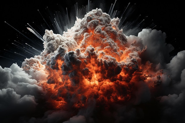 Un fondo de una explosión.