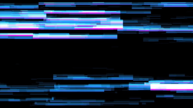 Fondo de fallo digital Efecto de ruido abstracto Error de pantalla de computadora Problema técnico Virus de computadora No hay señal de televisión Renderización 3D