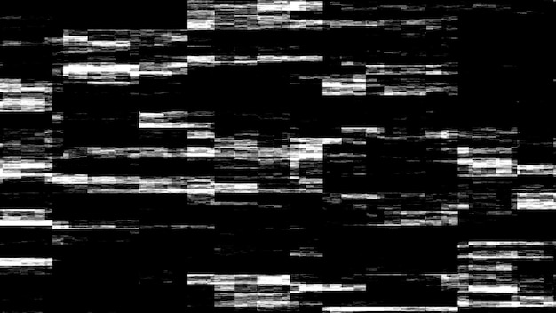 Fondo de fallo digital Efecto de ruido abstracto Error de pantalla de la computadora Problema técnico Virus de la computadora No hay señal de televisión Renderización 3D