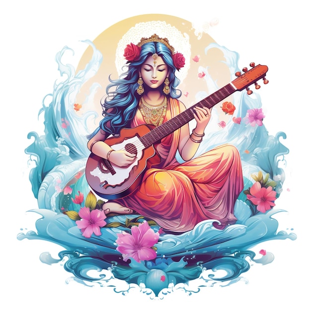 Fondo feliz de Vasant Panchami