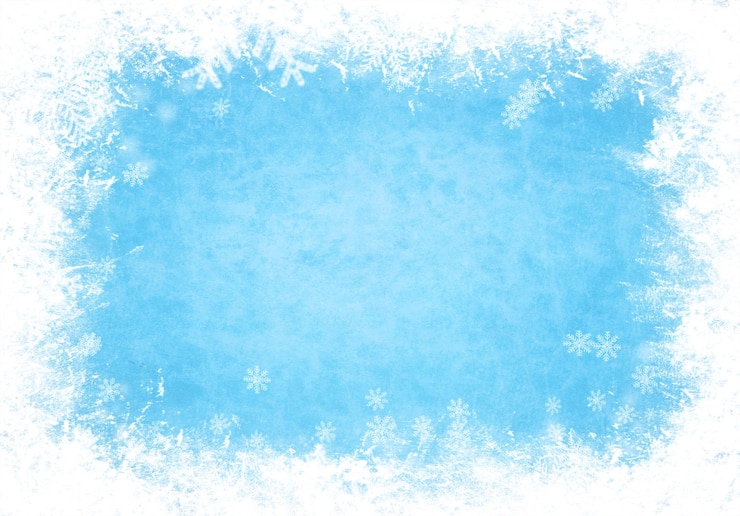 Foto fondo festivo de navidad con copos de nieve